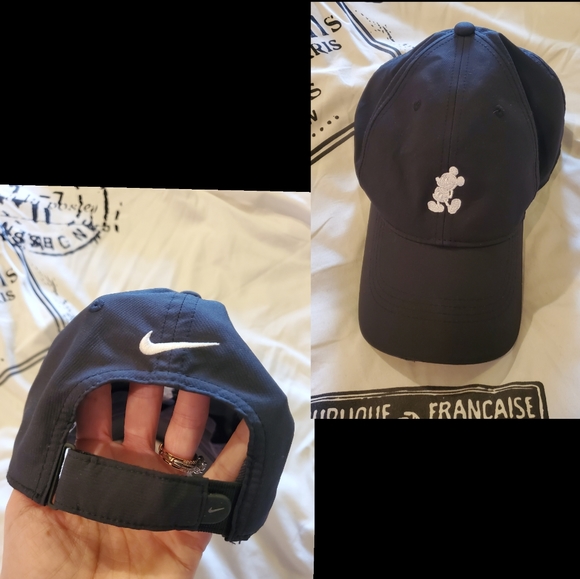 black nike mickey hat
